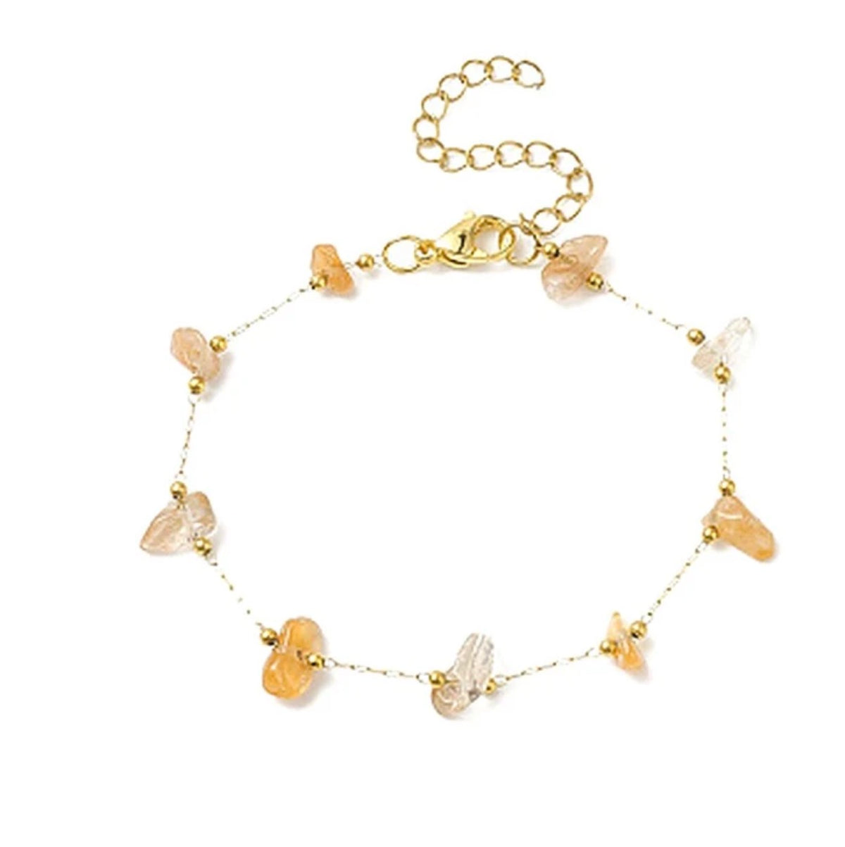 Bracelet Améthyste Pierres Naturelles – Acier Inoxydable plusieurs coloris