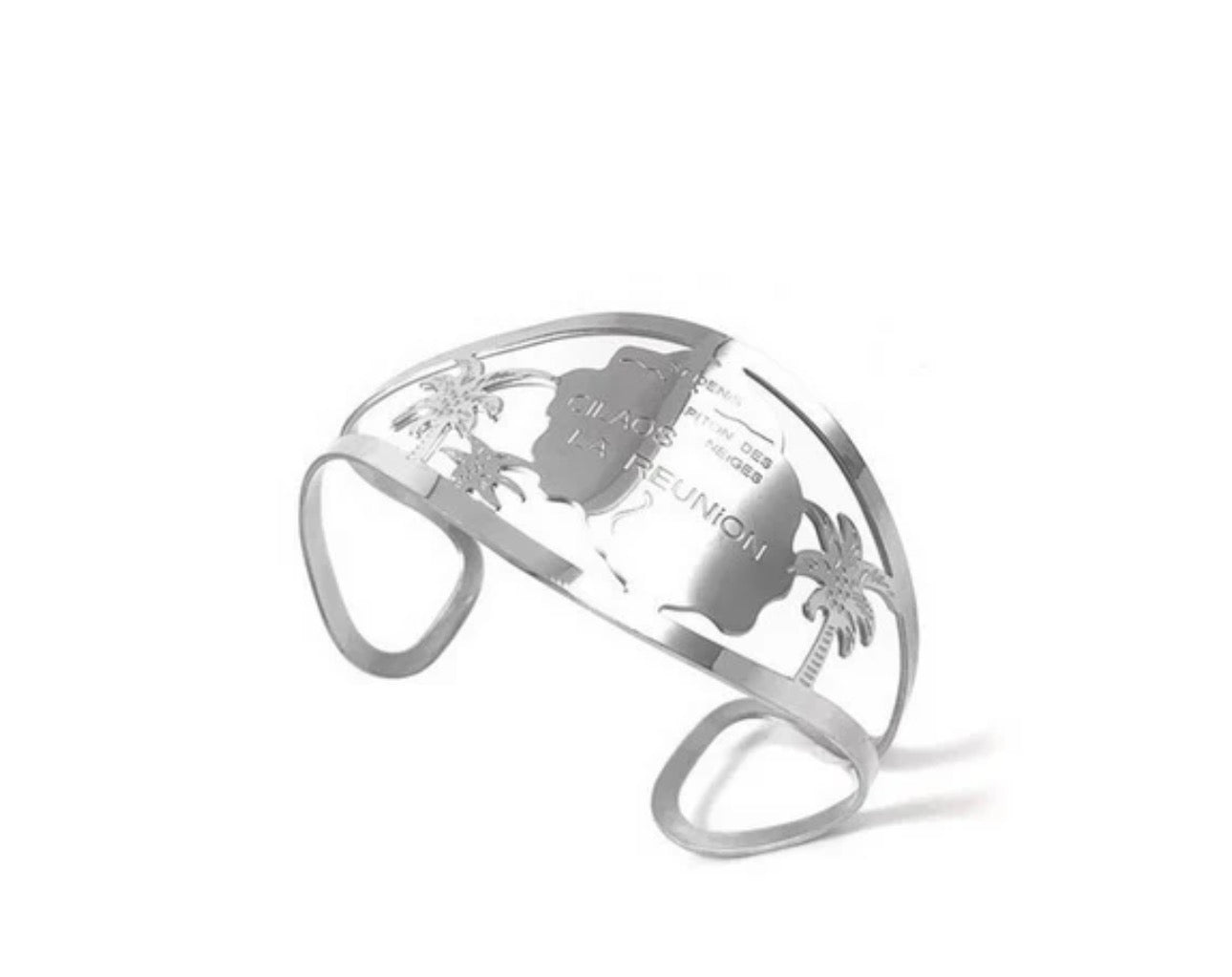 Bague Réunion en Acier inoxydable Réunionnais