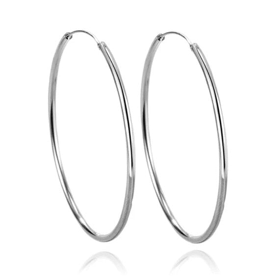 Boucles d'oreilles argent 925 Créoles Aliyah