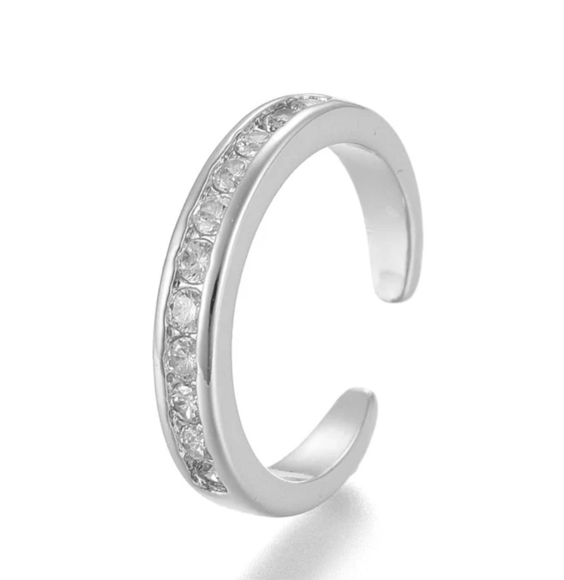 Bague orteil réglable plaquage or