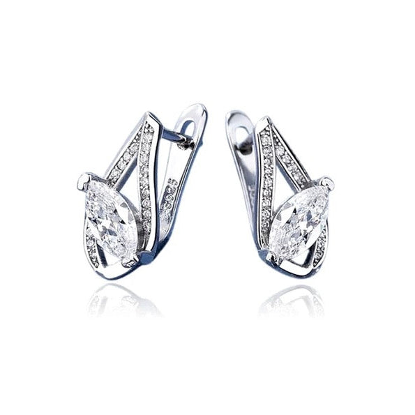 Boucles d'oreilles argent 925 Cécile