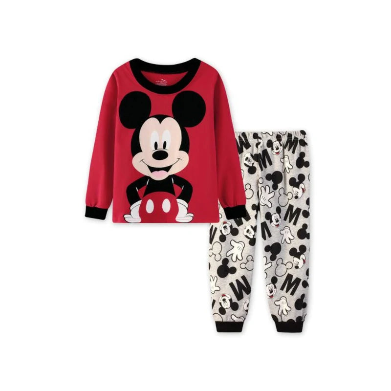 Pyjama Mickey Mouse Garçon Coton Manches Longues