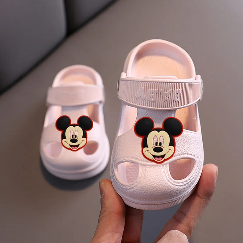 Sandales Plage Enfant Disney Mickey Mouse - Chaussons Été Semelle Souple Bébé Fille et garçon