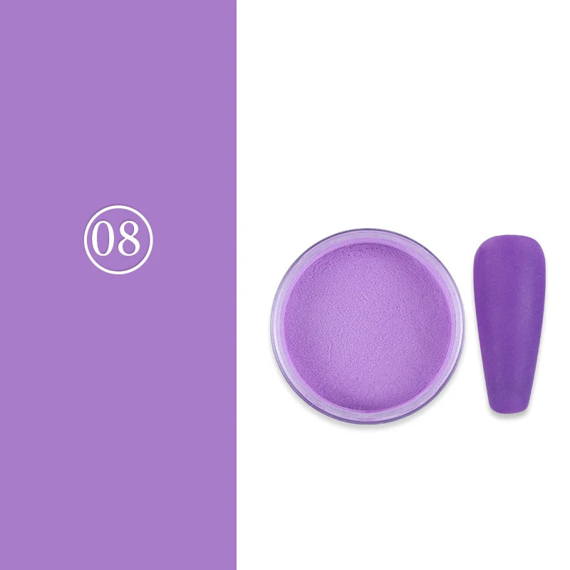 Set Poudre Acrylique 15g Extension Ongles - Trempage Pigment Poussière Liquide Acrylique Manucure Design Sculpture Kit