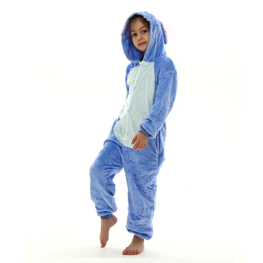 Pyjama Stitch Disney Peluche Garçon Hiver