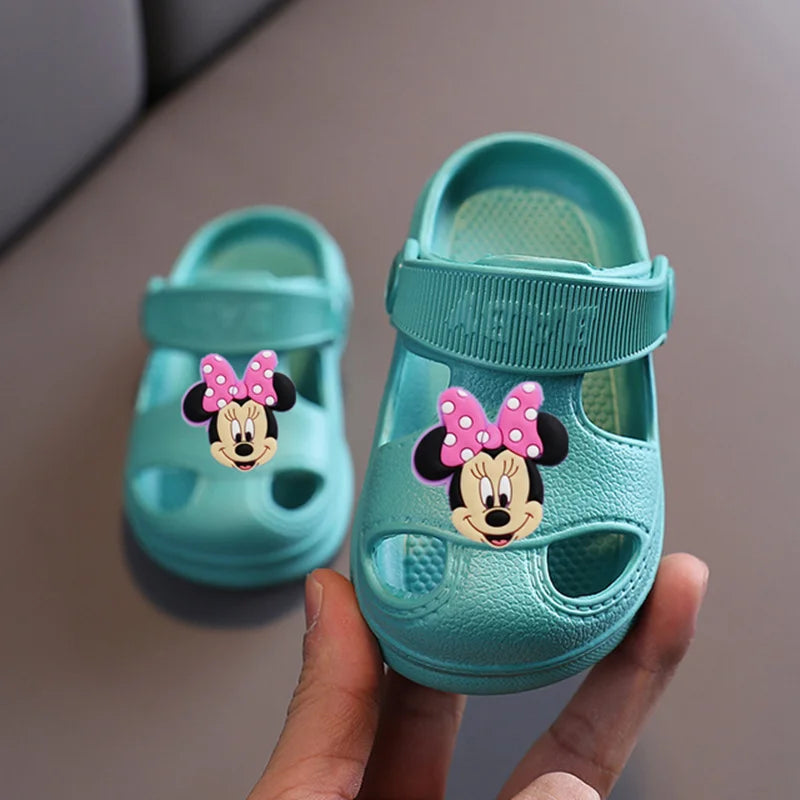 Sandales Plage Enfant Disney Mickey Mouse - Chaussons Été Semelle Souple Bébé Fille et garçon