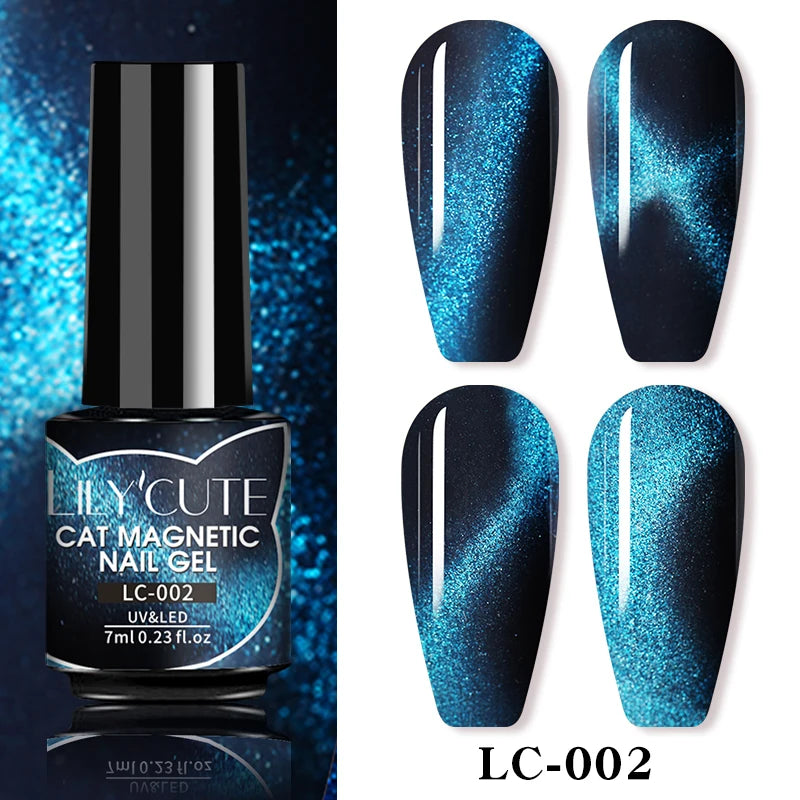 Vernis Gel Magnétique 9D Cat Eye 7ml - Effet Irisé