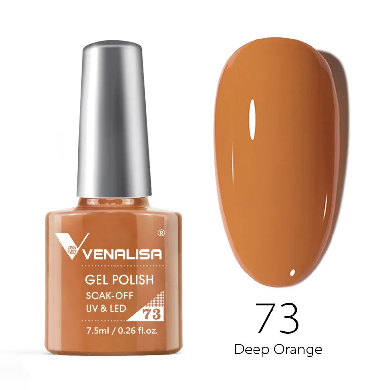 Vernis Gel Ongles Paillettes Réfléchissantes VENALISA - Néon Couverture Complète UV Manucure Nail Art