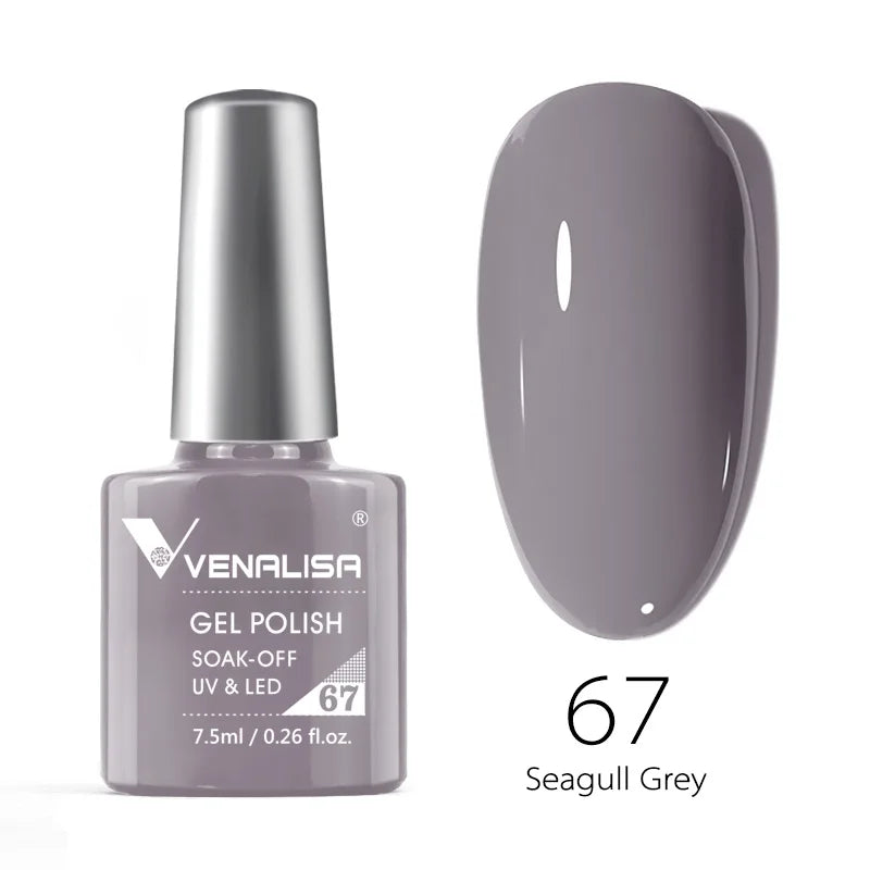 Vernis Gel Ongles Paillettes Réfléchissantes VENALISA - Néon Couverture Complète UV Manucure Nail Art