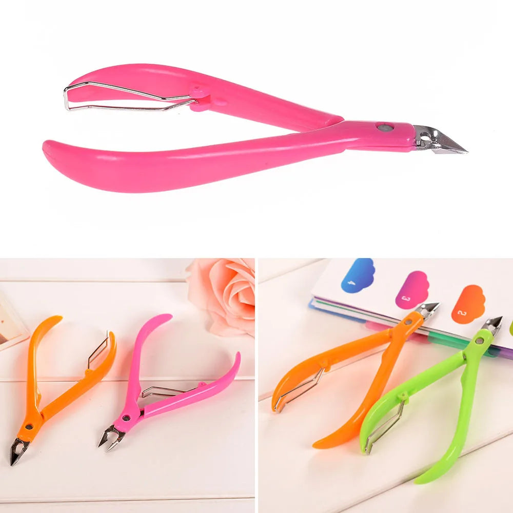 Pince Ongles Incarnés Pédicure - Coupe-Cuticules Professionnel Ciseaux Manucure Retrait Peau Morte Outil Soin Pieds Couleur Aléatoire