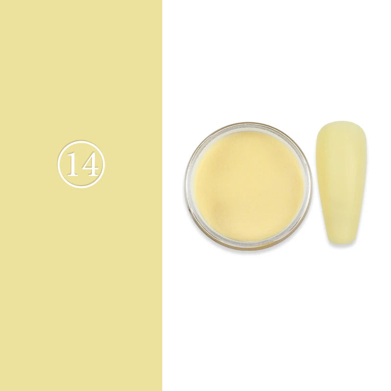 Set Poudre Acrylique 15g Extension Ongles - Trempage Pigment Poussière Liquide Acrylique Manucure Design Sculpture Kit