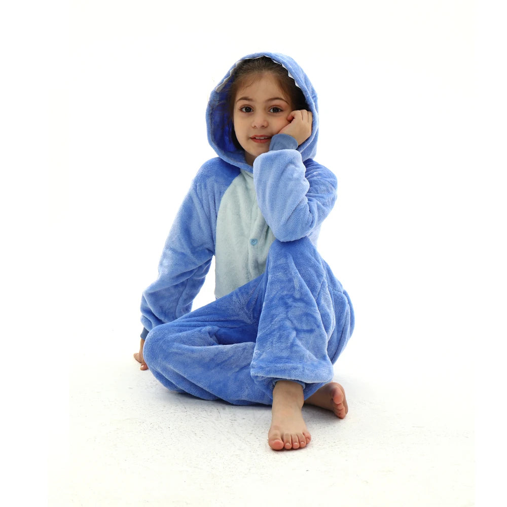 Pyjama Stitch Disney Peluche Garçon Hiver