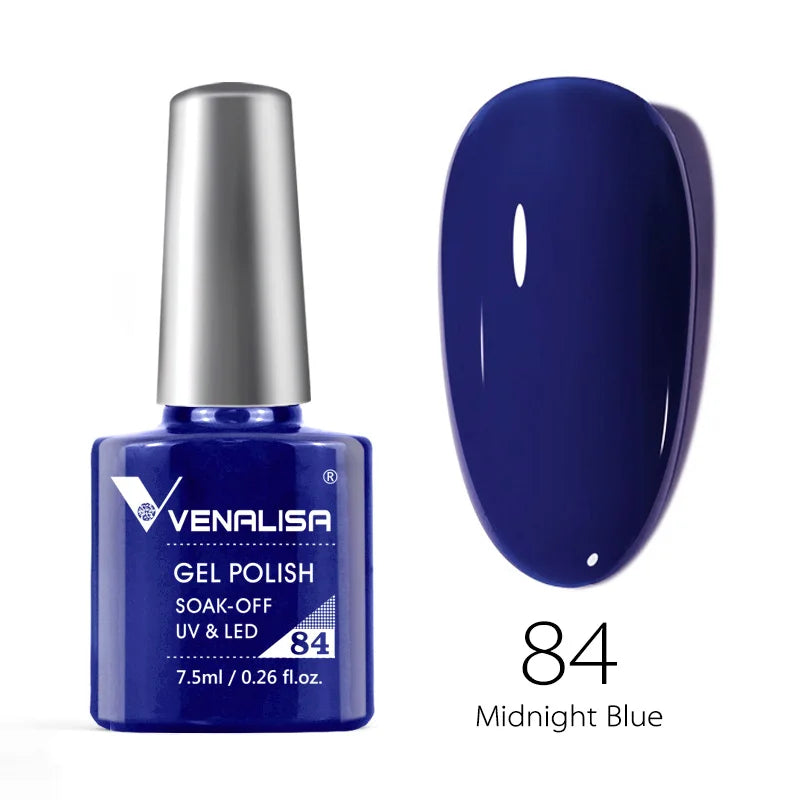 Vernis Gel Ongles Paillettes Réfléchissantes VENALISA - Néon Couverture Complète UV Manucure Nail Art