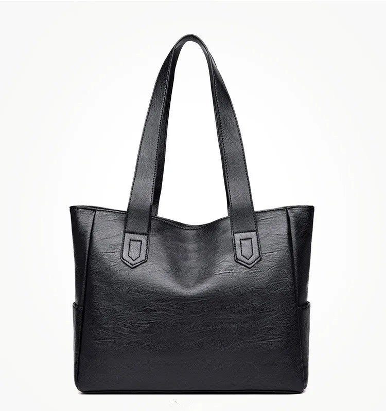 Sac à Main Femme Cuir Souple Grande Capacité - Tote Rétro Designer 2024 Messenger