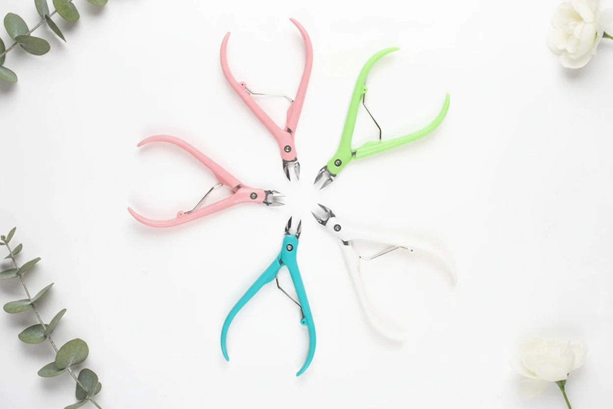 Pince Ongles Incarnés Pédicure - Coupe-Cuticules Professionnel Ciseaux Manucure Retrait Peau Morte Outil Soin Pieds Couleur Aléatoire