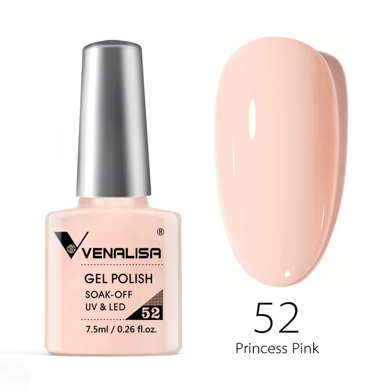 Vernis Gel Ongles Paillettes Réfléchissantes VENALISA - Néon Couverture Complète UV Manucure Nail Art