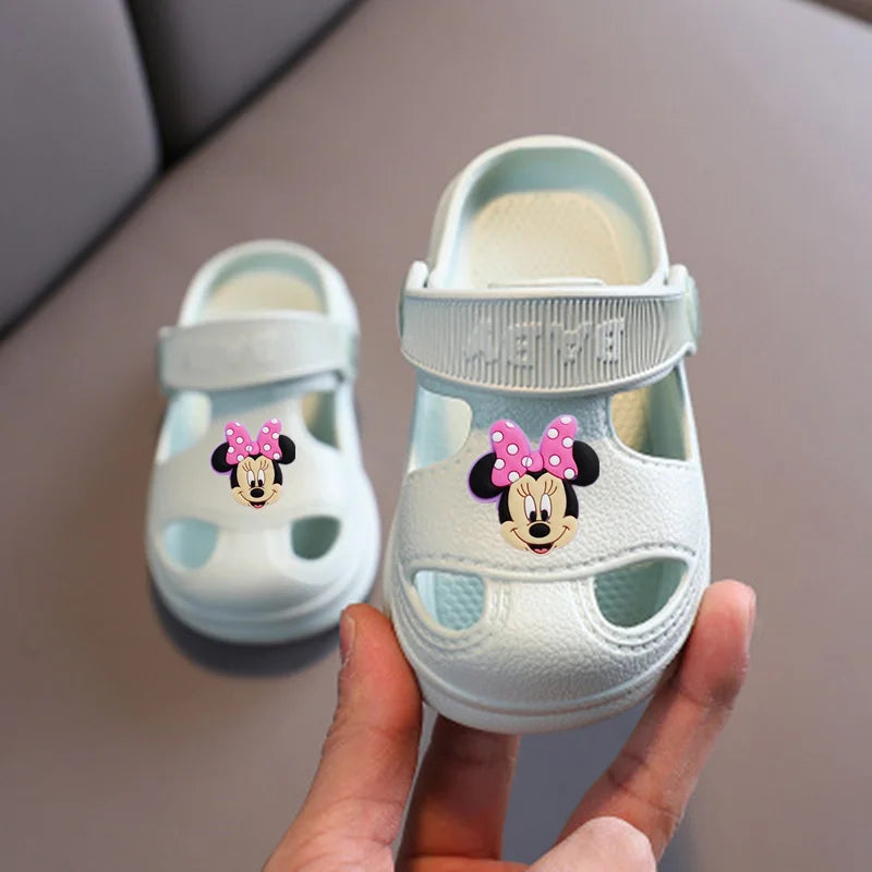 Sandales Plage Enfant Disney Mickey Mouse - Chaussons Été Semelle Souple Bébé Fille et garçon