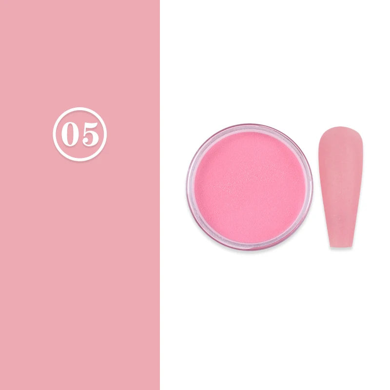 Set Poudre Acrylique 15g Extension Ongles - Trempage Pigment Poussière Liquide Acrylique Manucure Design Sculpture Kit