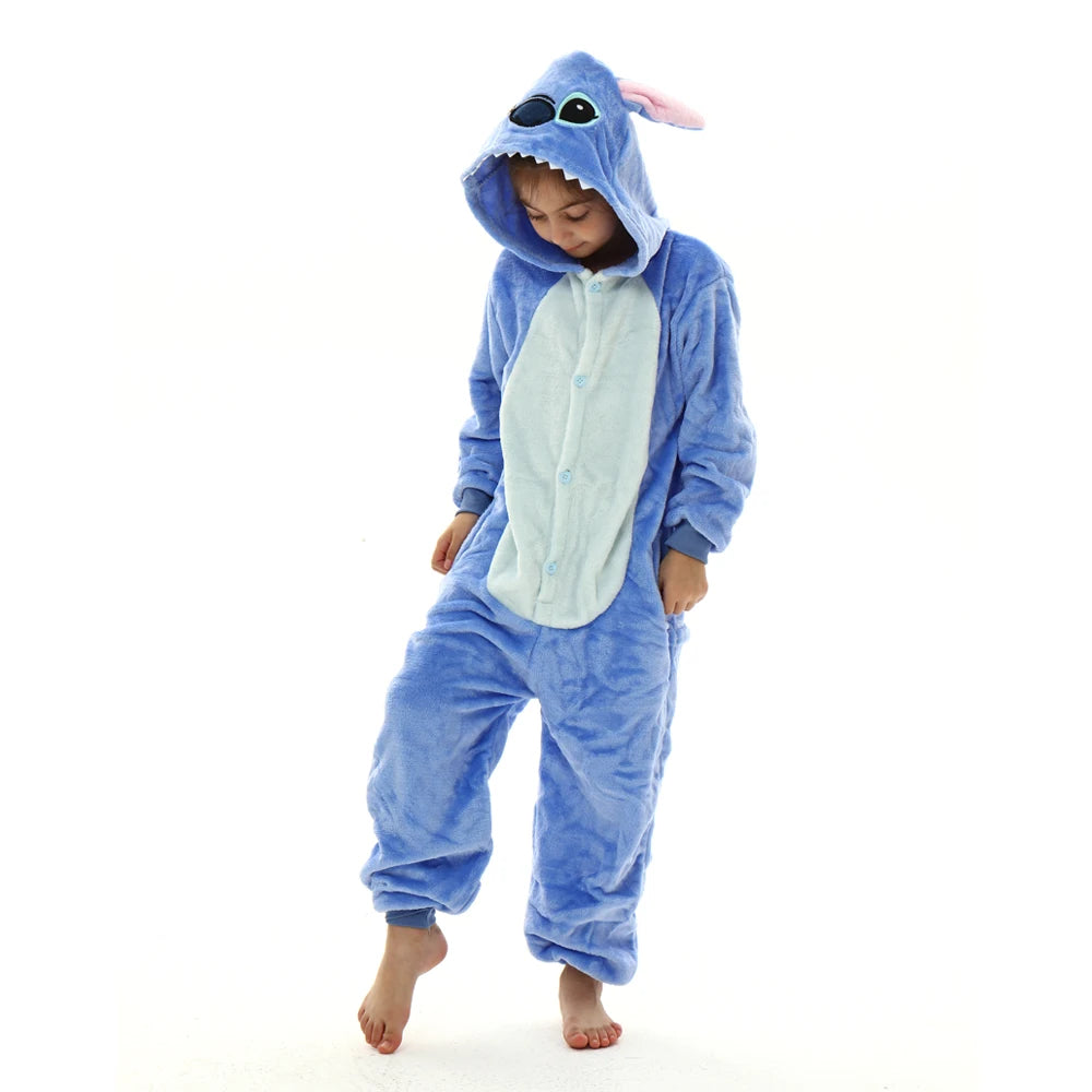 Pyjama Stitch Disney Peluche Garçon Hiver