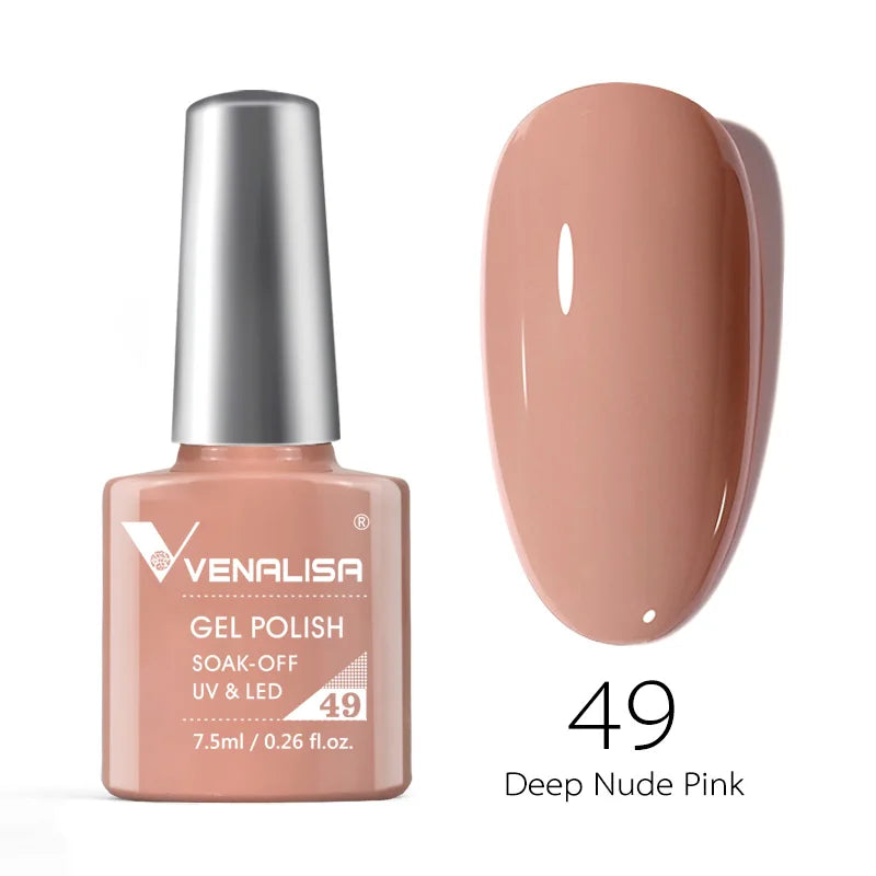 Vernis Gel Ongles Paillettes Réfléchissantes VENALISA - Néon Couverture Complète UV Manucure Nail Art