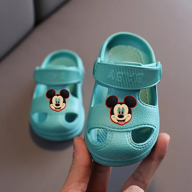 Sandales Plage Enfant Disney Mickey Mouse - Chaussons Été Semelle Souple Bébé Fille et garçon