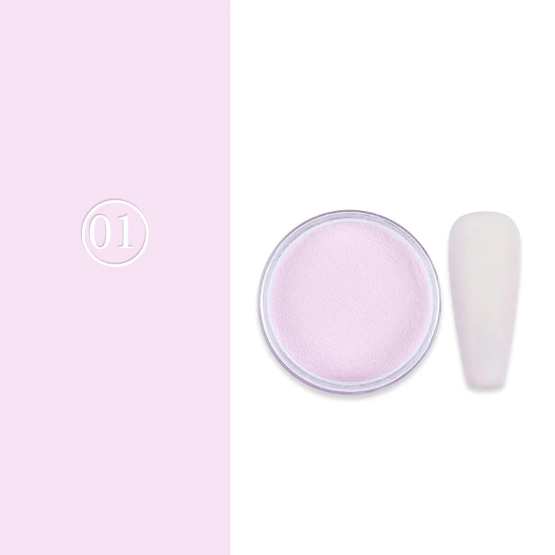 Set Poudre Acrylique 15g Extension Ongles - Trempage Pigment Poussière Liquide Acrylique Manucure Design Sculpture Kit