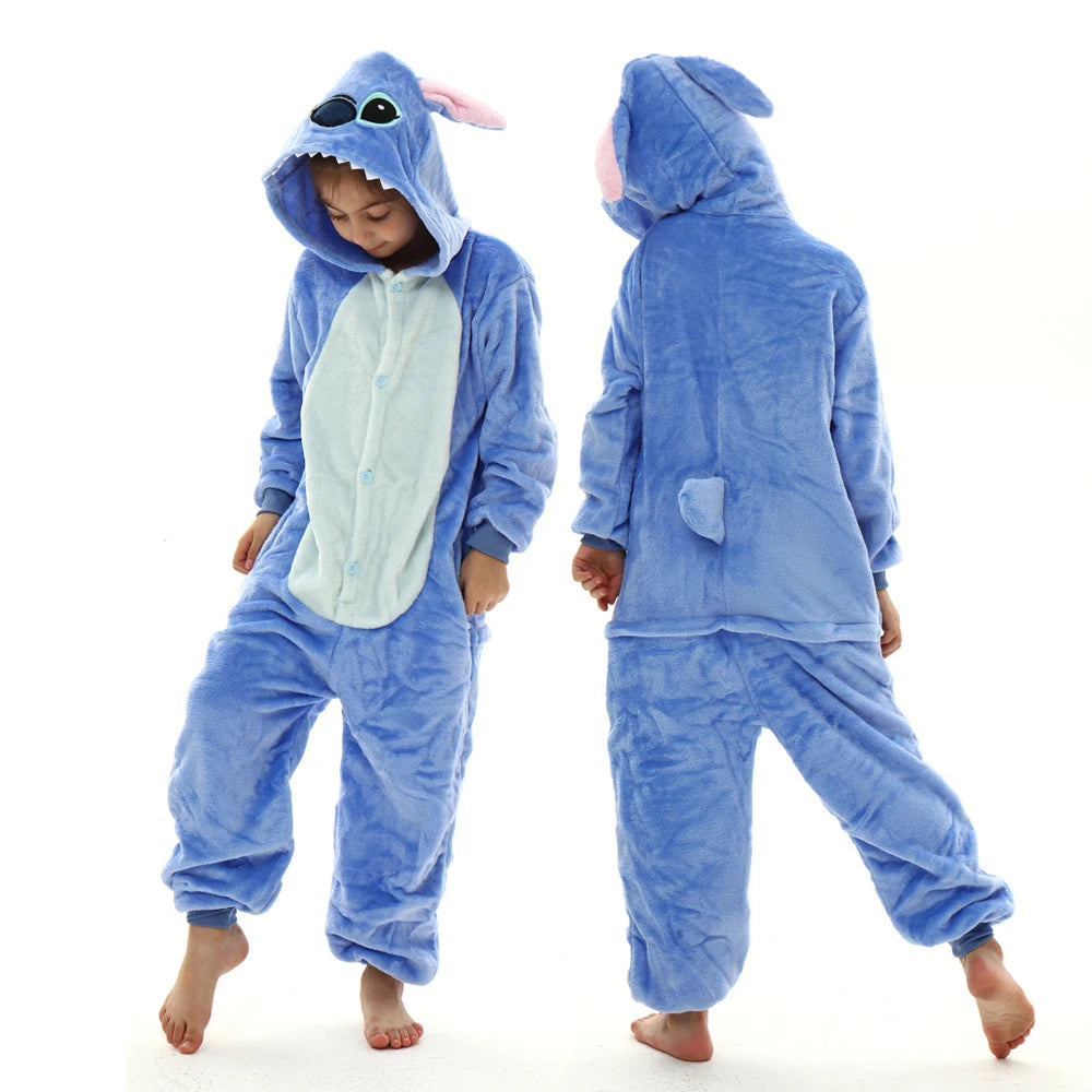 Pyjama Stitch Disney Peluche Garçon Hiver