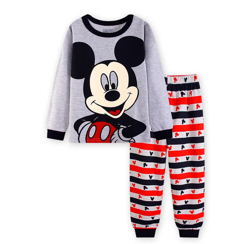 Pyjama Mickey Mouse Garçon Coton Manches Longues