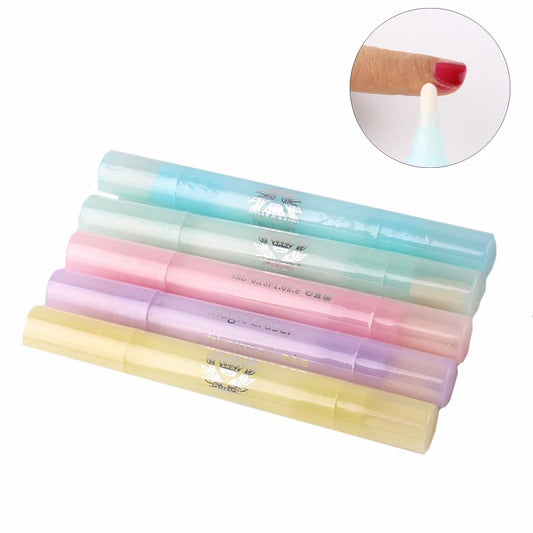 Lot 5 Stylos Dissolvant Vernis à Ongles - Correcteur Nettoyant Gel UV Sans Liquide Manucure Ongle DIY Nail Art