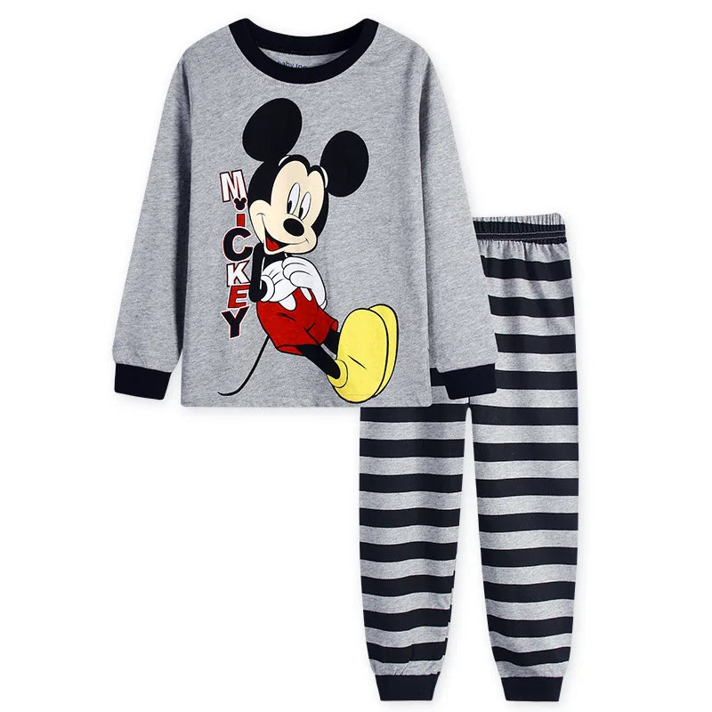 Pyjama Mickey Mouse Garçon Coton Manches Longues