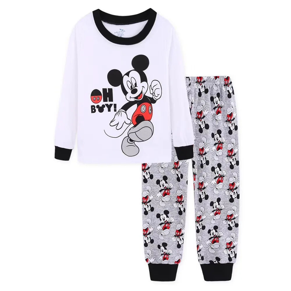 Pyjama Mickey Mouse Garçon Coton Manches Longues