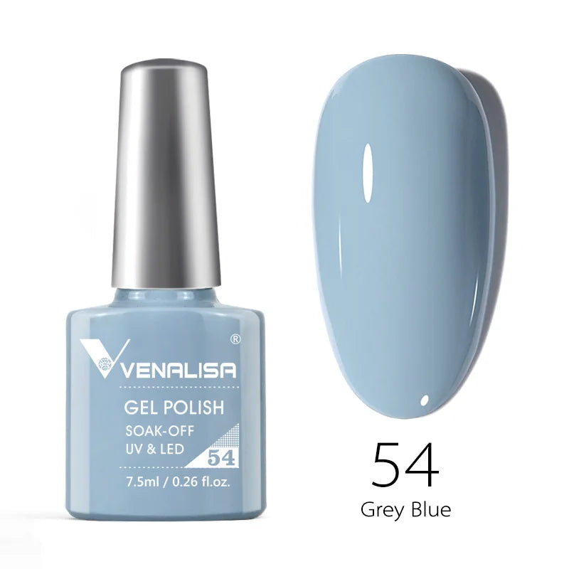 Vernis Gel Ongles Paillettes Réfléchissantes VENALISA - Néon Couverture Complète UV Manucure Nail Art