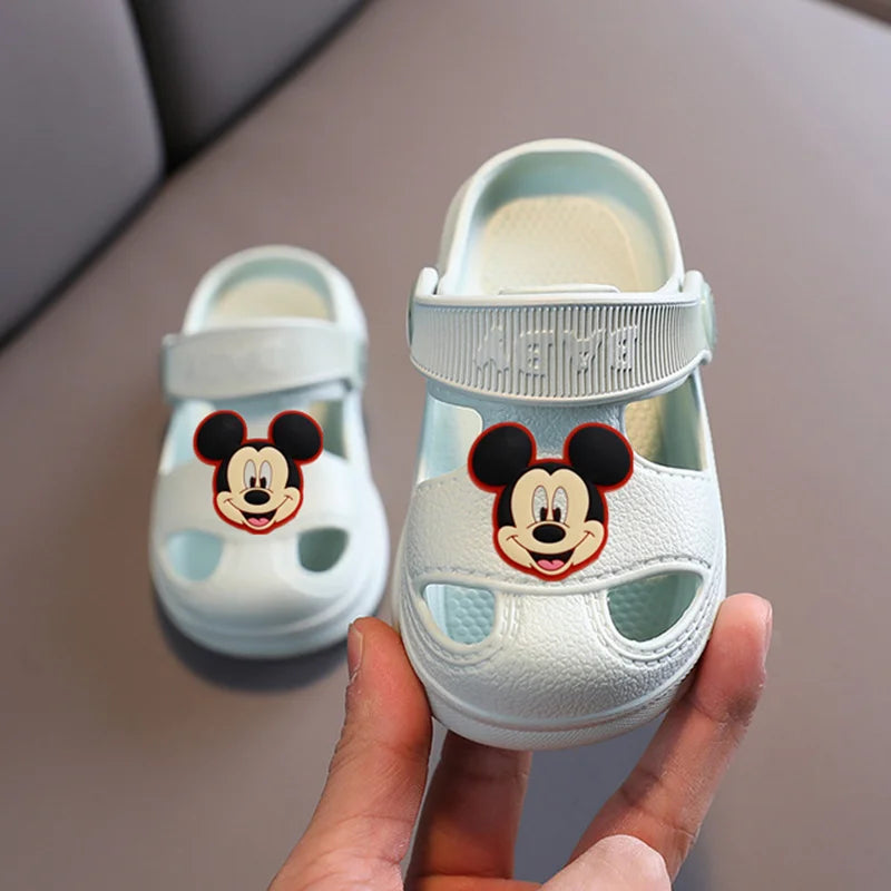 Sandales Plage Enfant Disney Mickey Mouse - Chaussons Été Semelle Souple Bébé Fille et garçon