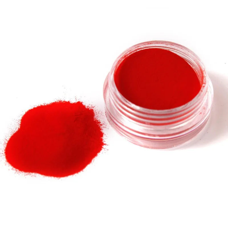 Lot 12 Couleurs Poudre Sculptée Acrylique - Poudre Cristal Liquide Cristal Manucure Paillettes Nail Art 3D Décoration Builder Polymère