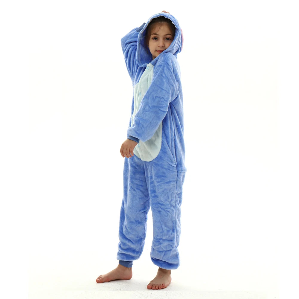 Pyjama Stitch Disney Peluche Garçon Hiver