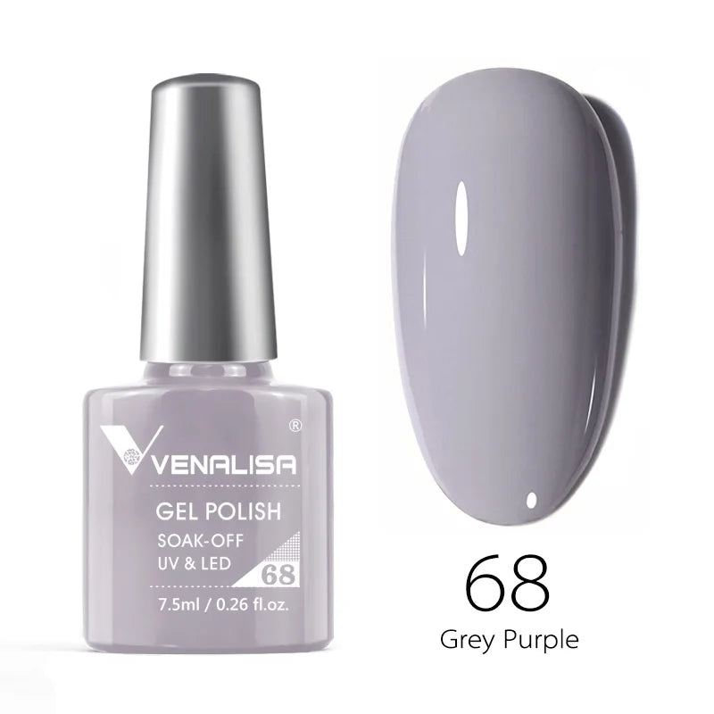 Vernis Gel Ongles Paillettes Réfléchissantes VENALISA - Néon Couverture Complète UV Manucure Nail Art