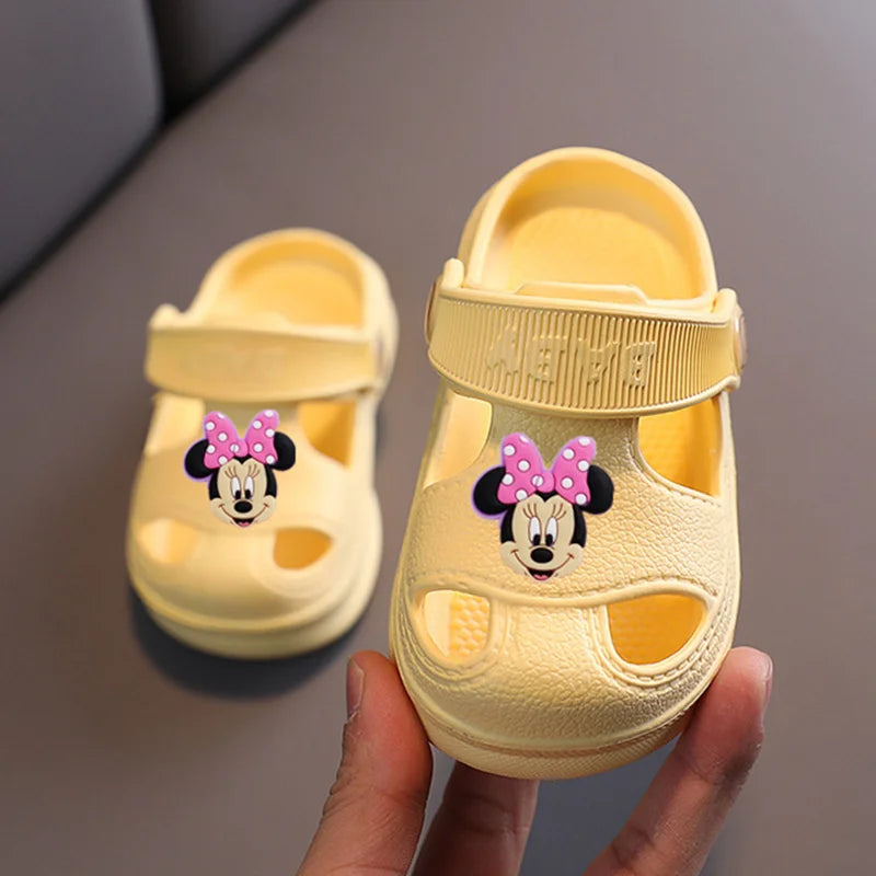 Sandales Plage Enfant Disney Mickey Mouse - Chaussons Été Semelle Souple Bébé Fille et garçon