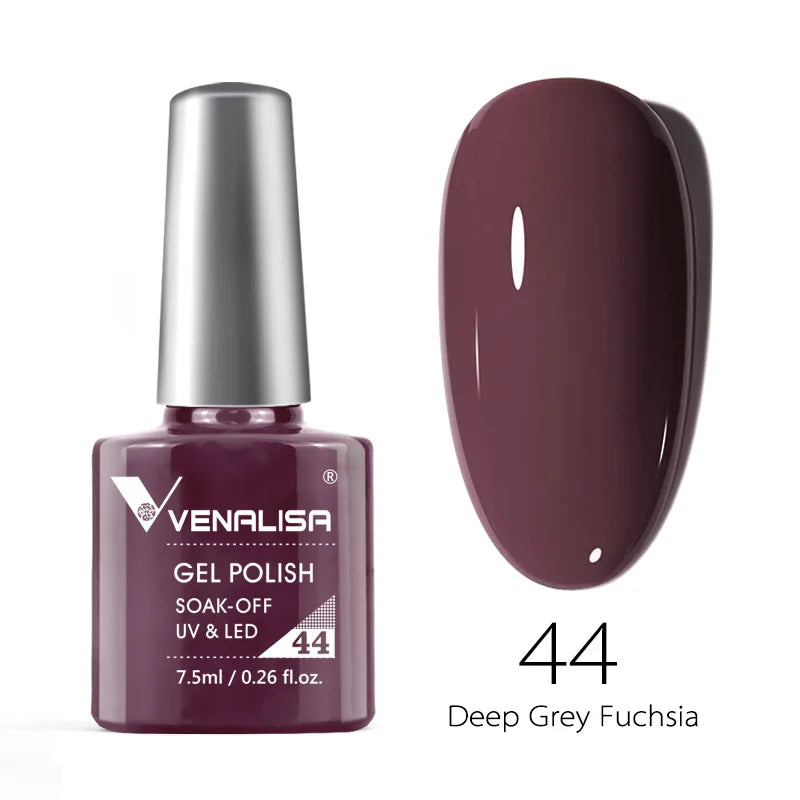Vernis Gel Ongles Paillettes Réfléchissantes VENALISA - Néon Couverture Complète UV Manucure Nail Art
