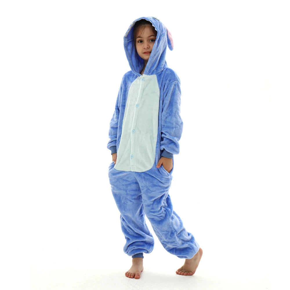 Pyjama Stitch Disney Peluche Garçon Hiver