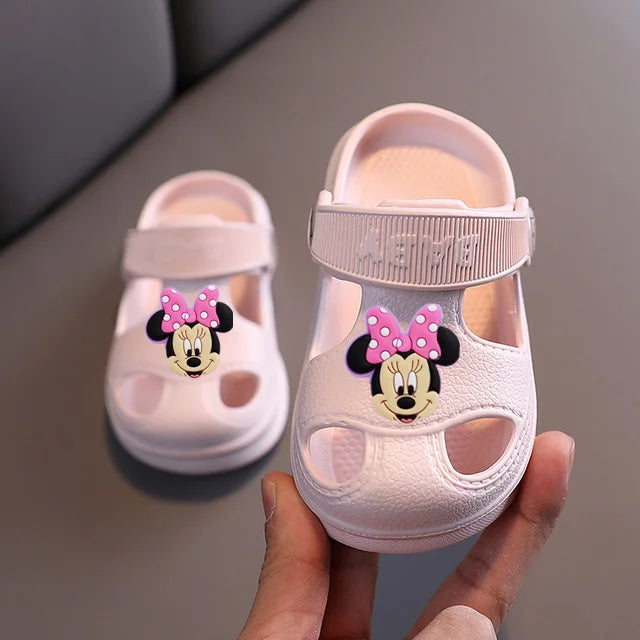 Sandales Plage Enfant Disney Mickey Mouse - Chaussons Été Semelle Souple Bébé Fille et garçon
