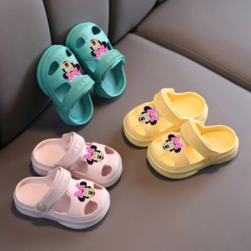 Sandales Plage Enfant Disney Mickey Mouse - Chaussons Été Semelle Souple Bébé Fille et garçon