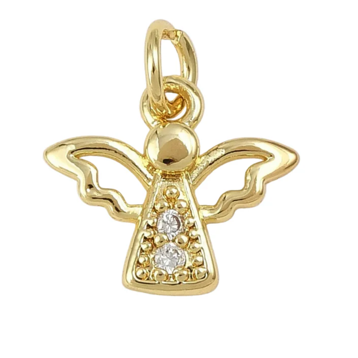 Pendentif breloque petit ange Plaqué or