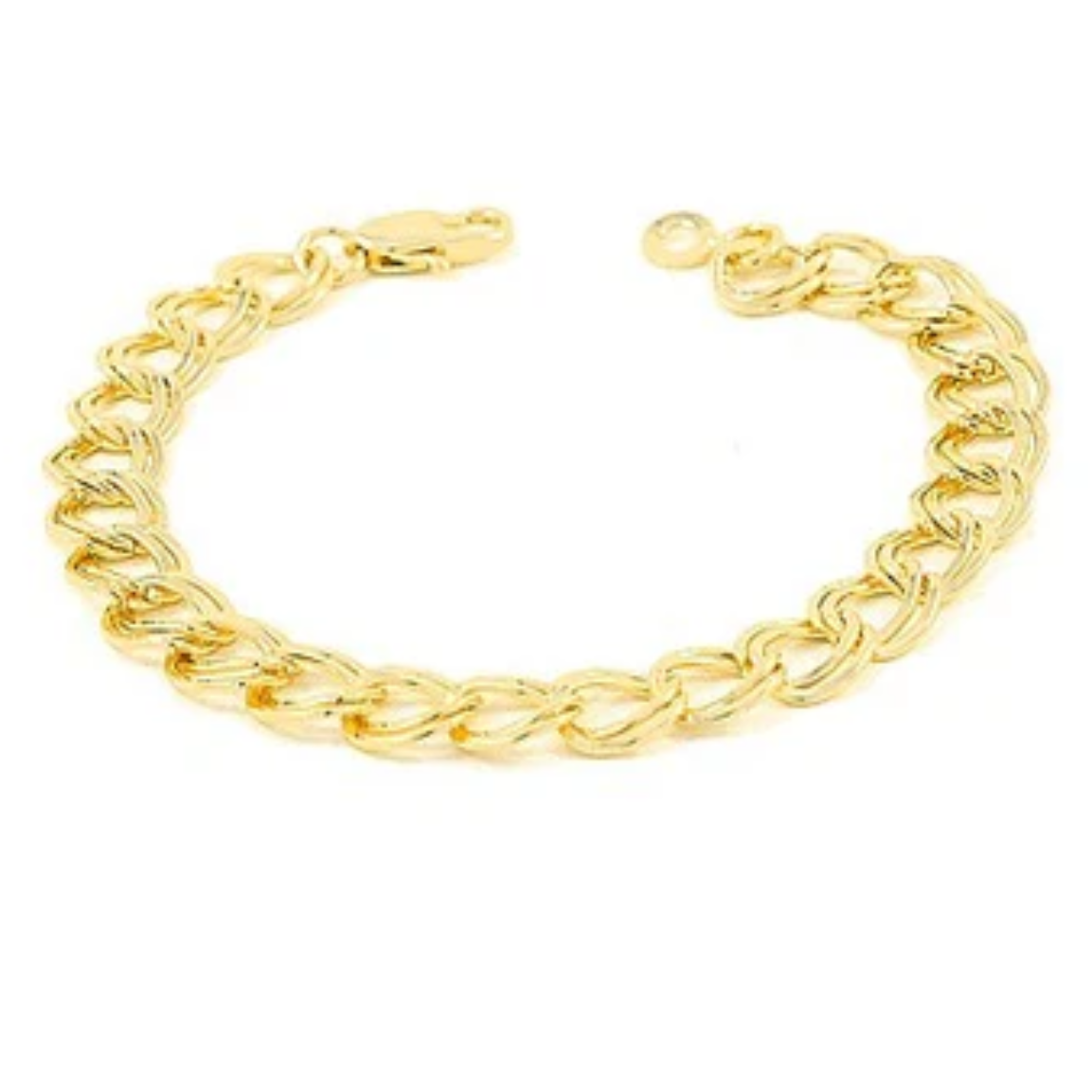 Bracelet pour femme - Maille gourmette Plaqué or