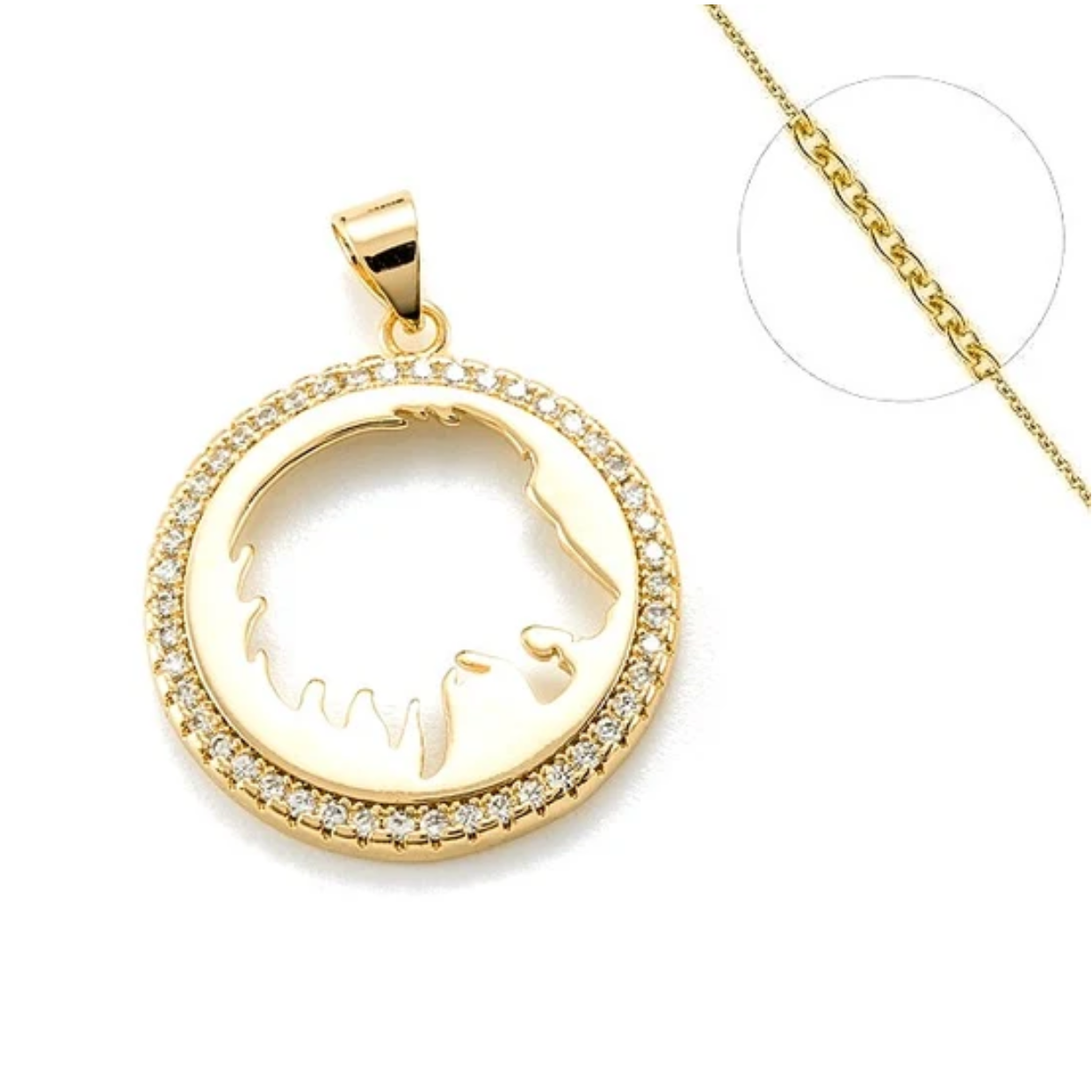 Collier lion