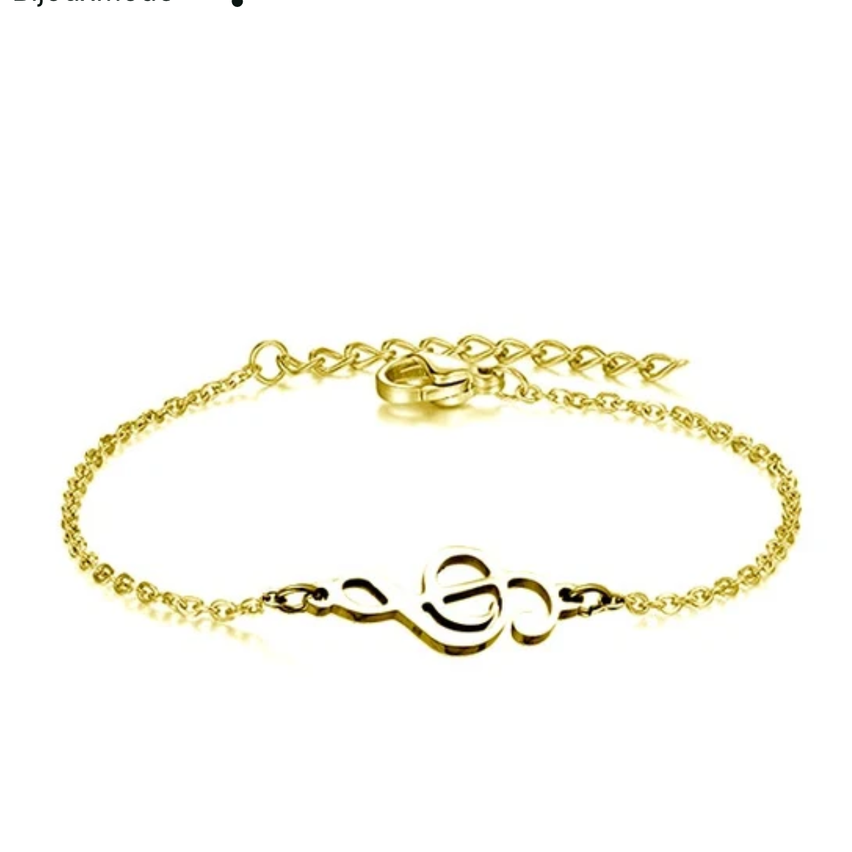 Bracelet clé de sol acier inoxydable