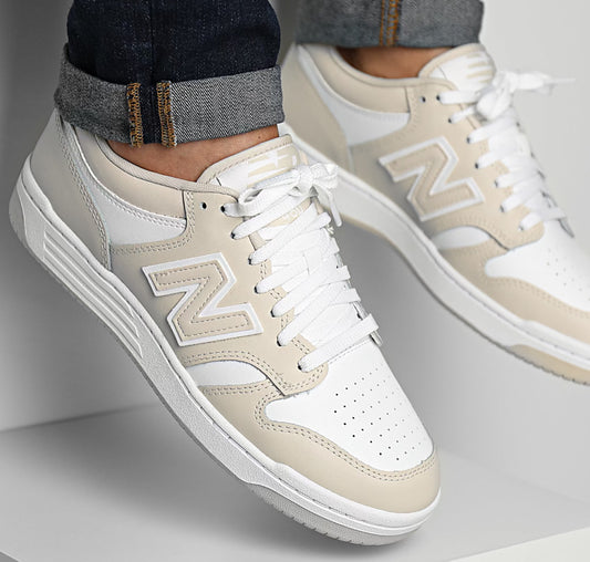 New Balance Baskets 480 BB480COC Beige/Blanc