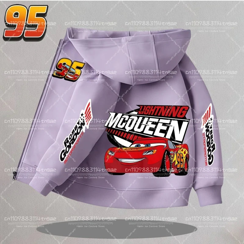 Veste à Capuche Garçon Cars Flash McQueen