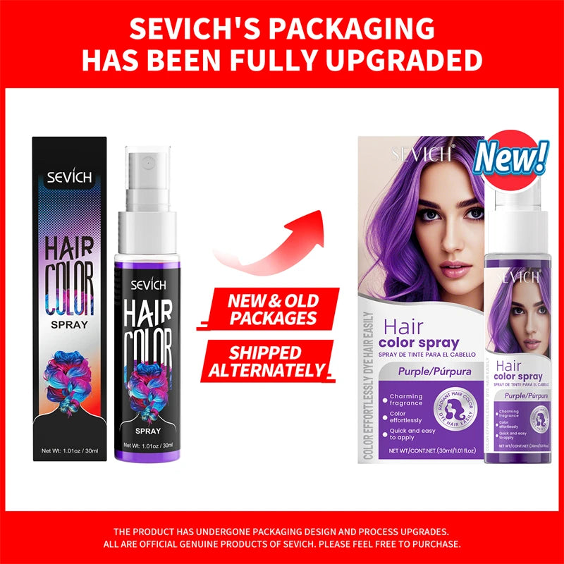 Spray Colorant Cheveux Temporaire - Teinture Longue Tenue Cheveux Barbe Coloration Éphémère Crème Coiffage