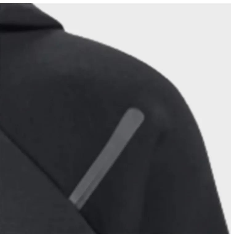 Veste à Capuche Femme Under Armour – Maille Double Couche, Zip Intégral, Gris