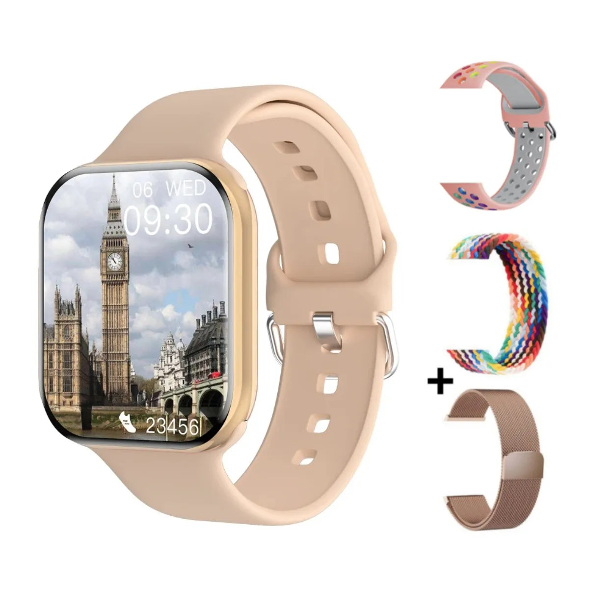 Montre Connectée GPS Series 10 - Smartwatch Bluetooth Étanche NFC Musique Vidéo Android iOS